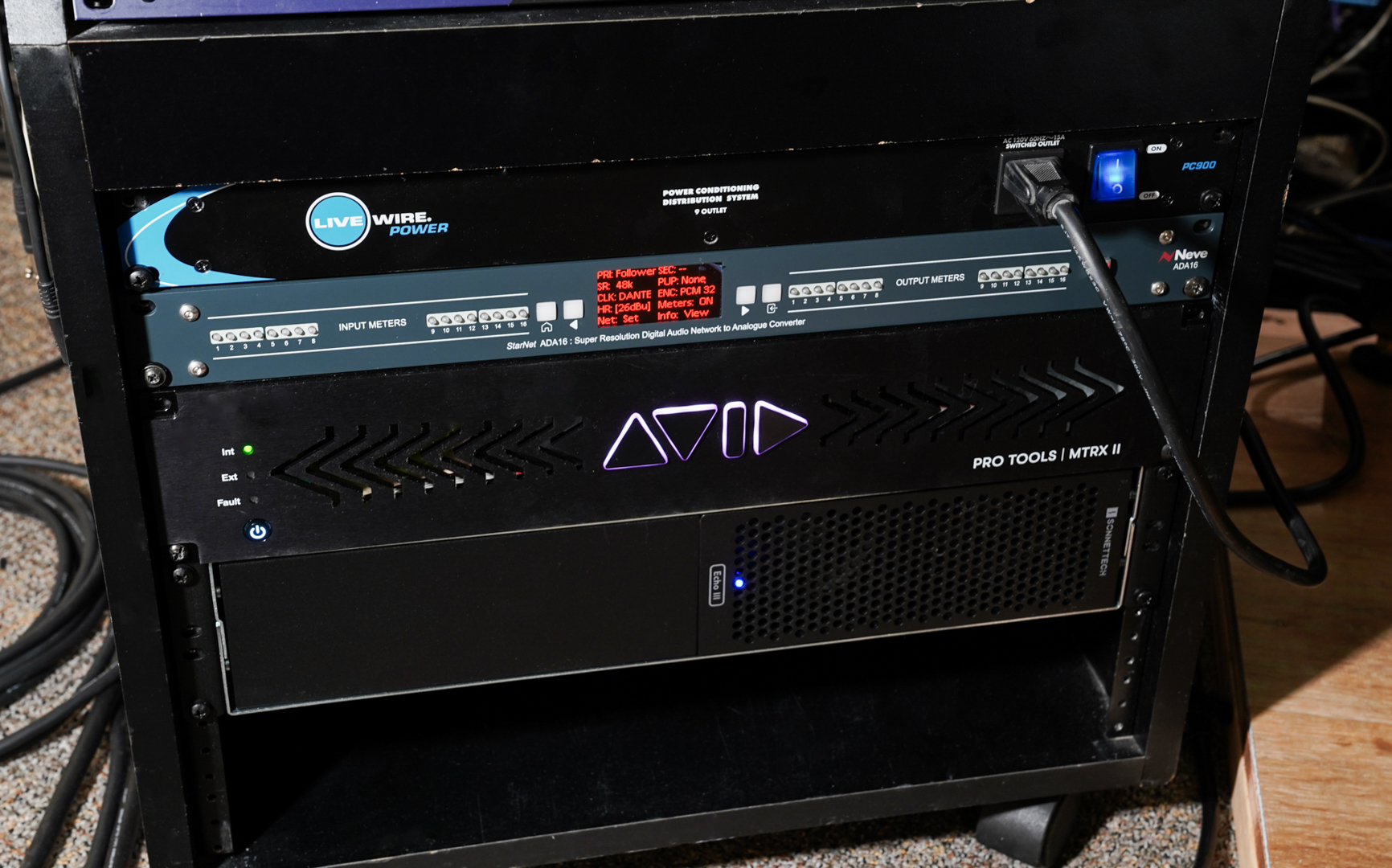 Frostline Studios' Avid MTRX II.