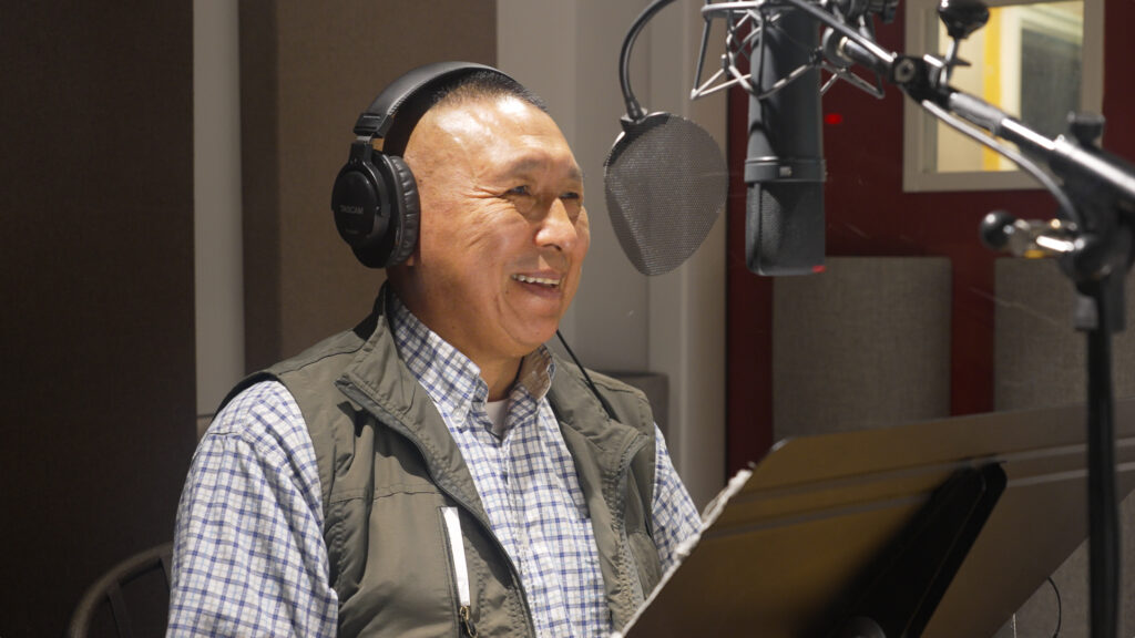 Aloysius Hootch during an ADR session for Fox Animation's The Great North.