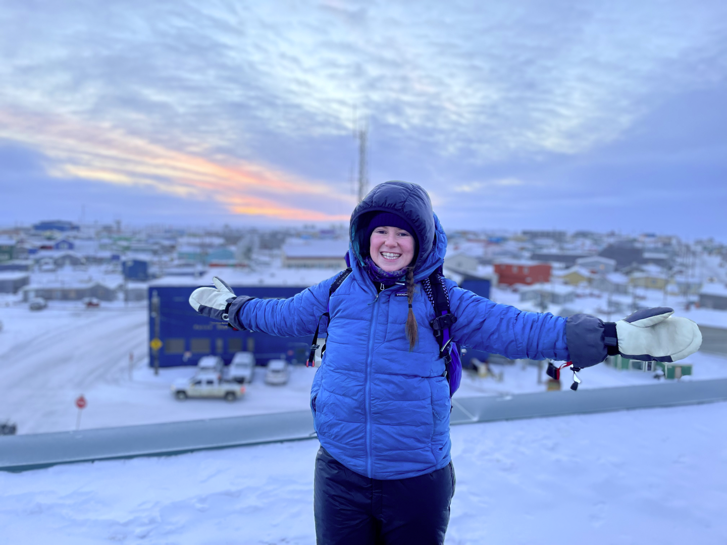 creativity - Frostline Studios Hannah sunset in utqiagvik - Frostline Studios - Tips for Staying Creative When the Days Get Darker